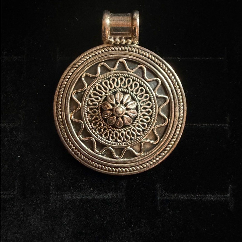 Vintage Sterling Silver Pendant .925 India